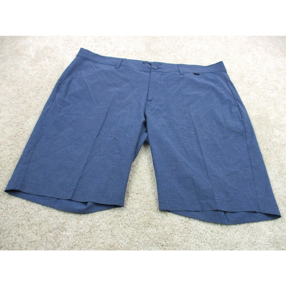 Travis Mathew Shorts Mens 40 Blue Performance Stretch Chino Golf Golfing 40x11 - Picture 2 of 8